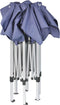 vidaXL - Partytent - pop-up - zeshoekig - inklapbaar - 3,6x3,1 - m - donkerblauw