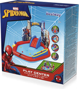 Opblaasbaar Spider-Man Kinderzwembad 211 x 206 x 127 cm
