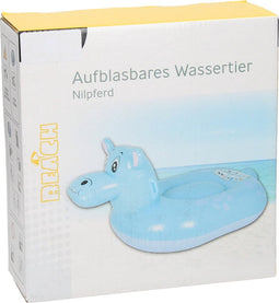 Opblaasbaar Waterdier Nijlpaard, 155cm