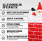 Opblaasbare kerstman in schoorsteen - Beweegt omhoog en omlaag - Met LED verlichting