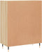 vidaXL - Dressoir - 69,5x34x90 - cm - bewerkt - hout - sonoma - eikenkleurig
