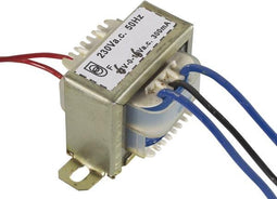 OPEN-CHASSIS TRANSFORMATOR 3.6VA 2 x 6V 300mA (206003C)