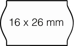 Open-Data - Prijsetiket 16x26mm open-data s14/ judo permanent wit | 36 stuks