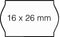 Open-Data - Prijsetiket 16x26mm open-data s14/ judo permanent wit | 36 stuks