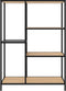 Open Kast Rechthoek - 5 vakken - Geen Deuren - 70x35x112cm