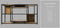 Open vakkenkast Levels - 150x35x90 - mangohout/ijzer