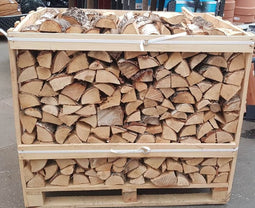 Openhaard berken hout pallet
