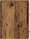 vidaXL - Apothekerskast - Oud - Hout - 20x45,5x60 - cm - Bewerkt - Hout