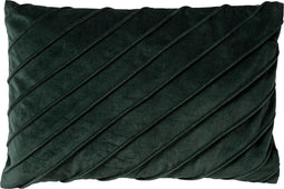 Dutch Decor PACO - Kussenhoes velvet 40x60 cm Mountain View - groen - met rits