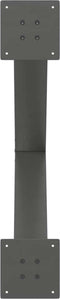 vidaXL - Eettafelpoten - 2 - st - X-vormig - 80x(72-73) - cm - staal - antraciet