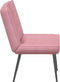 vidaXL - Relaxstoel - 64x74x84 - cm - fluweel - roze