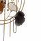 Ophangdecoratie Abstract Blommor Muurschildering Metaal (63 x 121 x 9,5 cm)