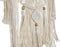 Ophangdecoratie Home ESPRIT Crème Natuurlijk Boho Macramé (2 Stuks)