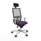 Bureaustoel met hoofdsteun Piqueras y Crespo 4B086G1 Paars