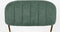 ANLI STYLE CHAIR JOLIEN GOLD/DARK GREEN