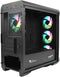 Genesis NPC-1559 - Micro ATX Midtower Case - 4x 120mm ARGB ventilatoren - Zwart