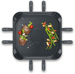 Severin RG 2379 S-Joy Sevento - Raclette Grill - 1900W 240°C - Zwart Zilver