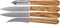 Opinel Les Essentiels messenset 4-delig olijfhout