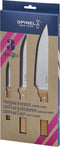 Opinel - Messenset 3delig, Opinel Parallèle, rvs/hout