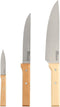Opinel - Messenset 3delig, Opinel Parallèle, rvs/hout