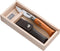 Opinel No.08 Zakmes - Carbon - Hout - Houten kistje