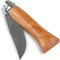 Opinel No. 6 Vouwmes – Klassiek zakmes met 7,3 cm roestvrijstalen lemmet en elegante olijfhouten handgreep, totale lengte 16,6 cm – Robuust, roestvrij en veelzijdig