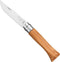 Opinel No. 6 Vouwmes – Klassiek zakmes met 7,3 cm roestvrijstalen lemmet en elegante olijfhouten handgreep, totale lengte 16,6 cm – Robuust, roestvrij en veelzijdig