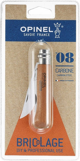 Opinel No.8 Zakmes - Carbonstaal Hout Blister