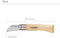 Opinel Nr. 7 Zakmes – Klassiek vouwmes voor outdoor en dagelijks gebruik, handgreep van natuurhout, roestvrijstalen lemmet, 14 cm