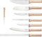 Opinel Parallèle N°118 koksmes - 20cm - RVS/beukenhout - op kaart