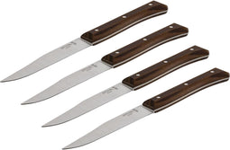 Opinel tafelmessenset Facette 4-delig donker essen