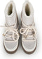 PS Poelman MIA - Dames Snowboots - Suède met schapenwol - Gebroken wit