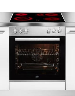 Beko BBUE12020X - Inbouwset - Glaskeramisch kookplaat 4 zones - RVS