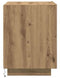 vidaXL - Nachtkastje - met - LED-verlichting - Artisan - Eiken - 45x40x55 - cm