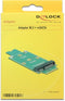 Delock Adapter M.2 > mSATA (62591) - M.2 naar mSATA converter - 59-pins connector - Geschikt voor 2242 2260 2280