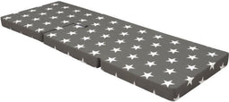 Opklapbare haardstoel - SAMBA - Multi-positie - Sterpatroon - 190 x 70 x 9 cm