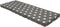 Opklapbare haardstoel - SAMBA - Multi-positie - Sterpatroon - 190 x 70 x 9 cm