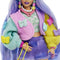 Barbie Extra - Modepop Barbiepop - Lavendel haar met vlinders