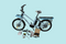 Nilox C2 - Ebike Cargo Mid - BAFANG M400 250W 13 Ah 468 Wh 60 km autonomie lichtblauw