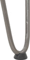 vidaXL - Haarspeld - tafelpoten - 4 - st - 42 - cm - massief - staal - naturel