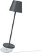 Oplaadbare led tafellamp antraciet 2.2W dimbaar IP54 Cri95 met inductief laadstation