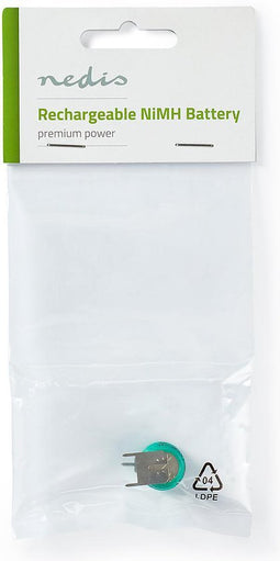 Oplaadbare NiMH-Batterij - 2.4 V - 80 mAh - Soldeerpin - 1-Polybag