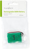 Oplaadbare NiMH-Batterij - 3.6 V DC - Oplaadbaar - 600 mAh - Voorgeladen - 1-Polybag - N/A - 2-Draads-Telefoonconnector - Groen