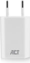 Oplader act usb 1a 5w wit | Doos a 1 stuk
