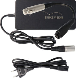 Oplader en oplaadadapter alleen geschikt voor onze replica batterijen Yamaha PW-X en PW Series SE, TE frame onderbuis 36 volt