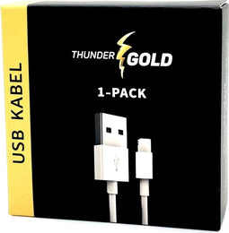 Oplader kabel 2 meter geschikt voor iPhone - Kabel geschikt voor lightning - Oplaadkabel - USB kabel - Lader kabel