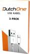 Oplader kabel geschikt voor iPhone - Kabel geschikt voor lightning - USB kabel - Lader kabel - 2-PACK