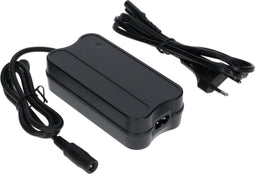 Oplader voor E-bike - Voor 36 en 37V Puch en Sparta Accu's - 42V - 2A - 84W - Tulp - Zwart