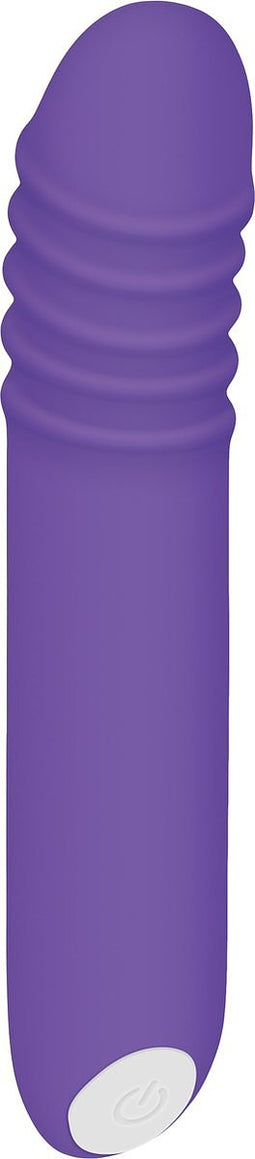 Oplichtende paarse G-spot vibrator G-Rave Evolved - - Paars