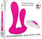 Oplichtende paarse G-spot vibrator G-Rave Evolved - - Paars
